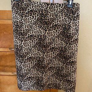 PLUS SIZE ALFANI BROWN/BLACK/BEIGE PENCIL SKIRT, SIZE 22W